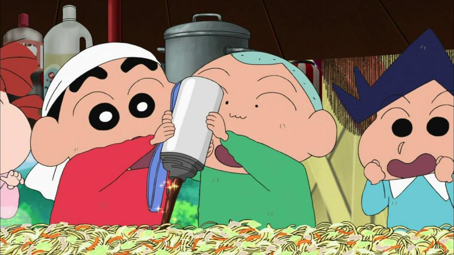 Tập FULL Shin - Cậu Bé Bút Chì 21: Ngon Tuyệt! Sự Sống Còn Của Người Sàng Ăn Hạng B!!